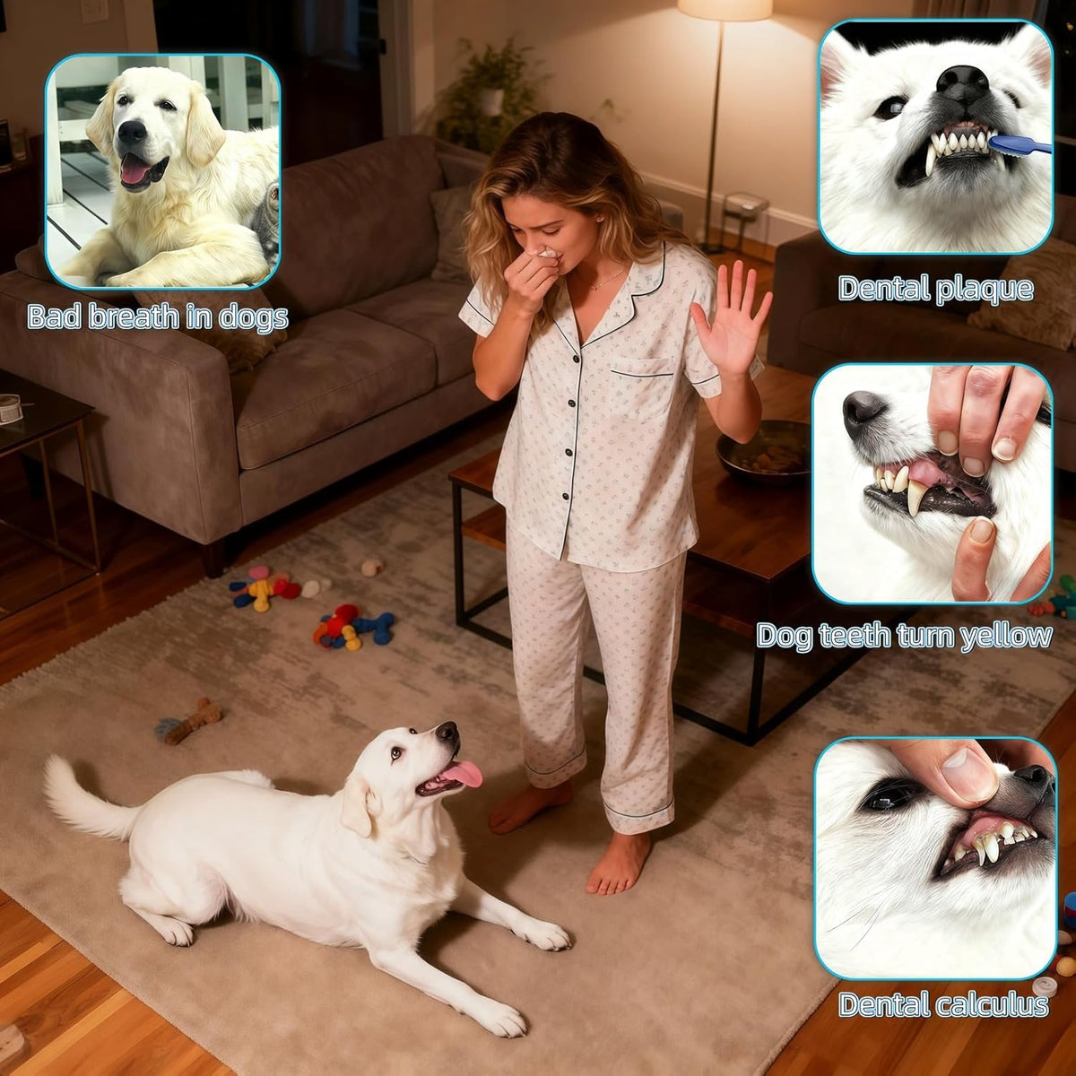 Yayaboqu pet dental kit for plaque removal and gum health