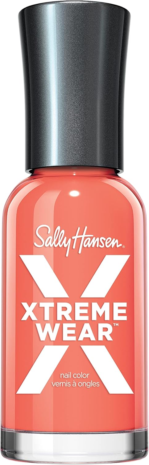 Sally Hansen Xtreme Wear Nail Polish, Streak-Free, Shiny Finish, Long-Lasting Nail Color, Black Out, 0.40 fl oz - Image 14