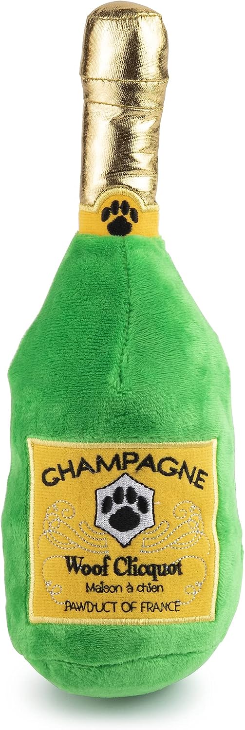 Haute Diggity Dog Woofford Reserve Bourbon Bottle Parody Plush Dog Toy for Medium & Large Dogs, Funny Drink-Inspired Stuffed Dog Toys with Interactive Squeaker, Machine-Washable, Durable & Safe - Image 11
