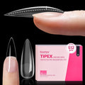 Beetles Tipex long stiletto nail tips front view packaging