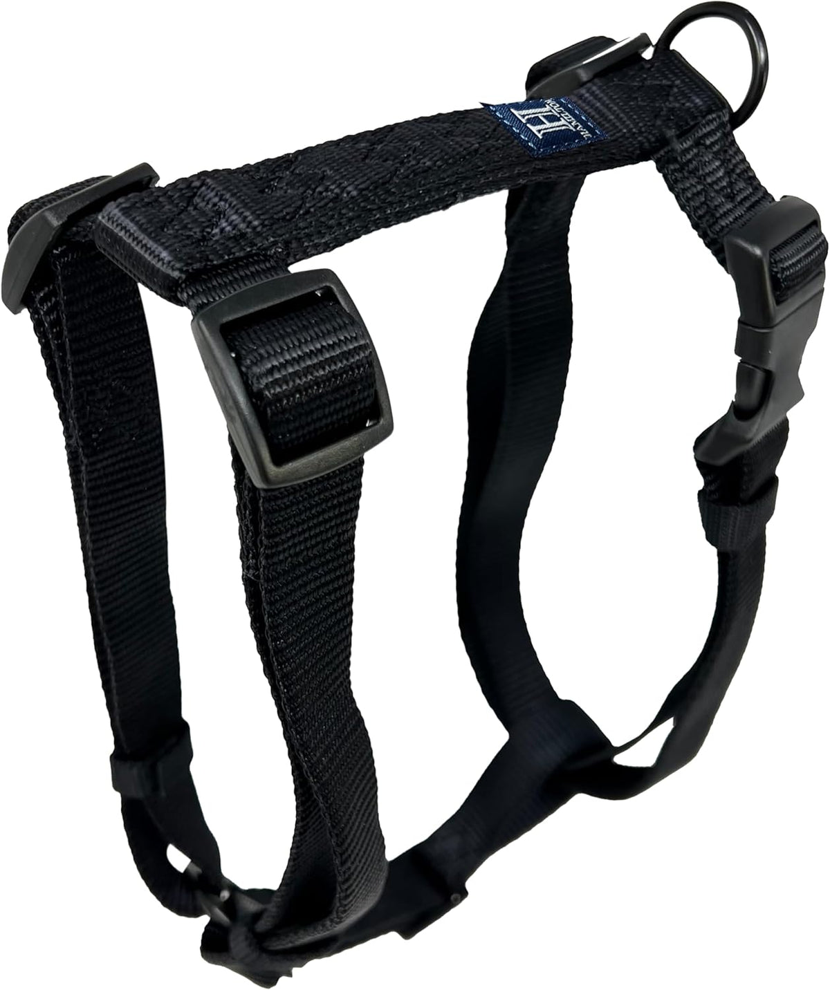 Hamilton purple pet harness buckle and hardware detail
