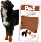 PawZ Rubber Dog Boots for Small Paws - All-Weather Waterproof Dog Shoes, Anti-Slip Traction for Rain, Snow, Mud & Hot Pavement - Pull-On Dog Booties, Black - Small (2"-2.5") - Pack of 12 - Image 10