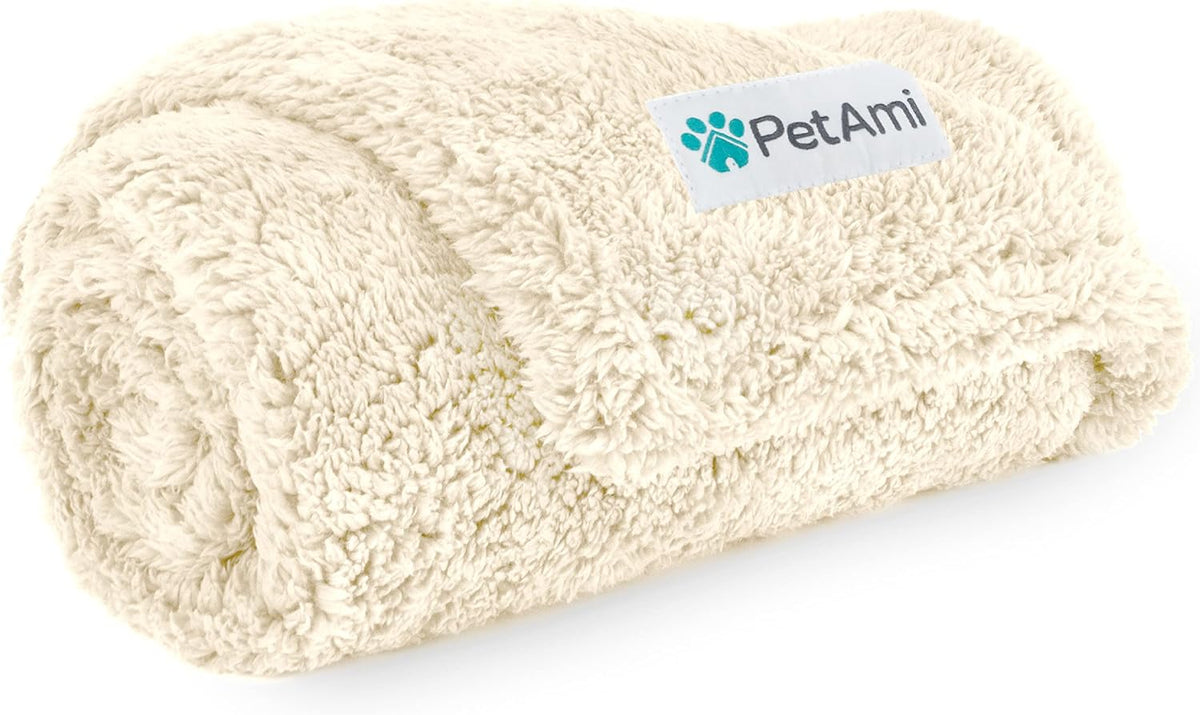 PetAmi Fluffy Waterproof Dog Blanket for Couch and Bed, Reversible Sherpa Pet Throw, Pee Proof Furniture Protector Sofa Cover, Washable Cat Blanket for Small Medium Dogs and Cats (Pink Blush, 24x32) - Image 10