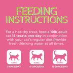 Just Try 13.4 Ounce bladder support cat treats nutrition and ingredient label.