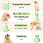 Low noise electric dog shaver being used as a cat paw trimmer.