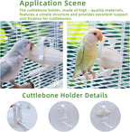 4.3"-4.7" Cuttlebone for Birds,Natural Cuttlefish Bone for Parakeets,12 Pcs - Image 7