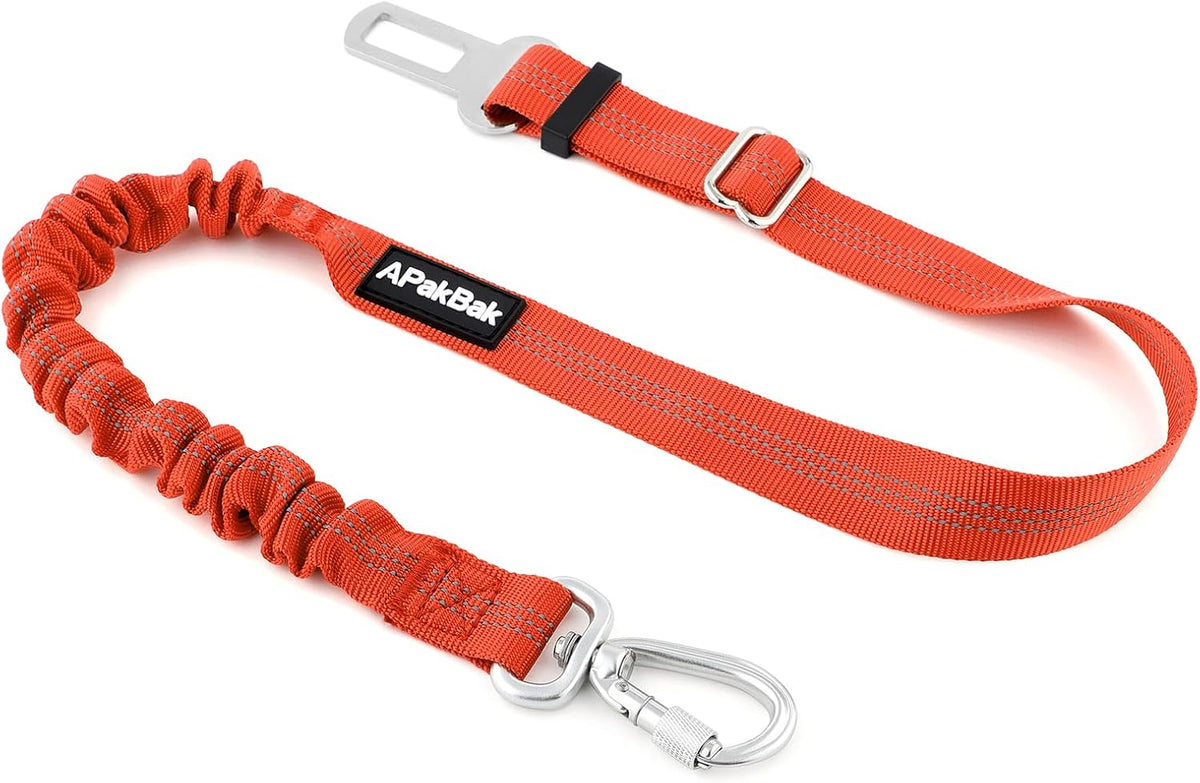 Dog Seat Belt for Car, Adjustable Dog Car Harness Seatbelt for Small Medium Large Dogs, Heavy Duty Travel Safety Restraint with Locking Aluminum Hook & Reflective Nylon Strap, Pink - Image 14