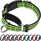 Martingale Dog Collar, Adjustable Nylon Reflective Collar with Quick Release Buckle, No Pull Dog Training Collars for Small Medium Large Dogs (Forest Green, Medium) - Image 15