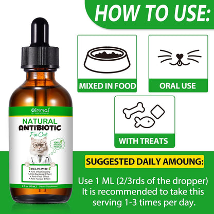 Two fluid ounces bottle of Alivo herbal pet drops.