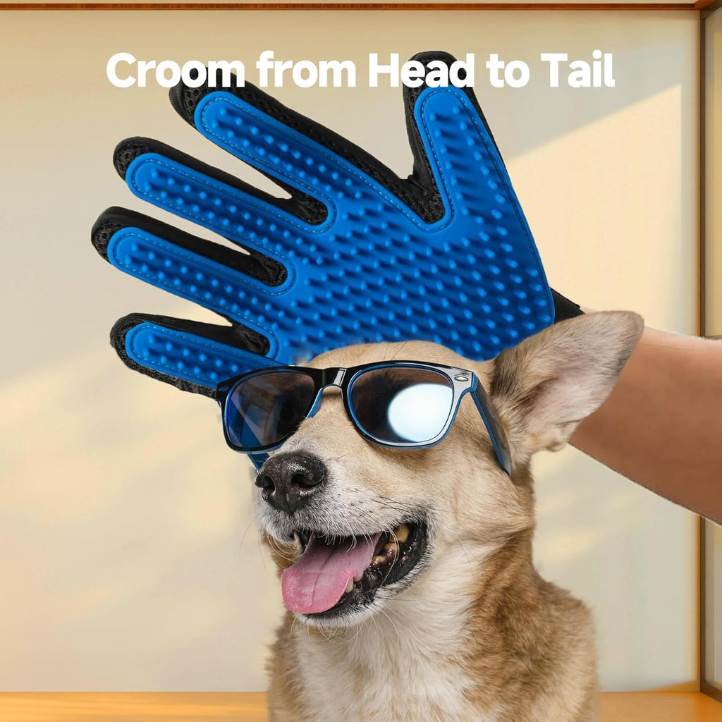 Adjustable wrist strap detail on NVNAN pet glove