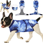 Surgery Recovery Suit for Female/Male Dog After Spay/Neuter, Soft Bandana Set Included, E-Collar Cone Alternative to Stop Licking Abdominal Wounds, Small Dogs Full Body Onesies, Medical Pet Bodysuit - Image 12