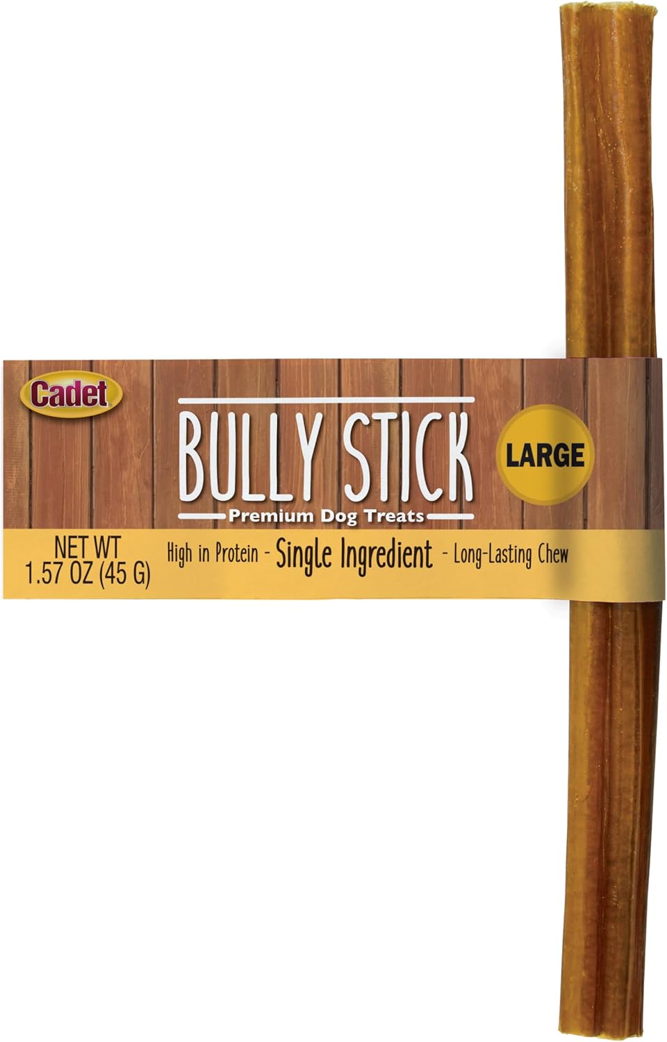 Cadet Bully Sticks for Large Dogs, All-Natural Beef Pizzle, Rawhide-Free Long-Lasting Dog Chews for Aggressive Chewers, 10 Count - Image 12