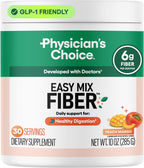 Physician's CHOICE Fiber Gummies for GLP-1 Support - No Sugar Added & Vegan - Raspberry Lemon - Natural Chicory Root Prebiotic Fiber Gummy - Digestive Health & Regularity for Women & Men - 60CT - Image 14