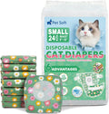 Pet Soft disposable cat diapers small size front view