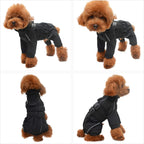 Windproof and snow proof pet suit for wet weather outdoor walks
