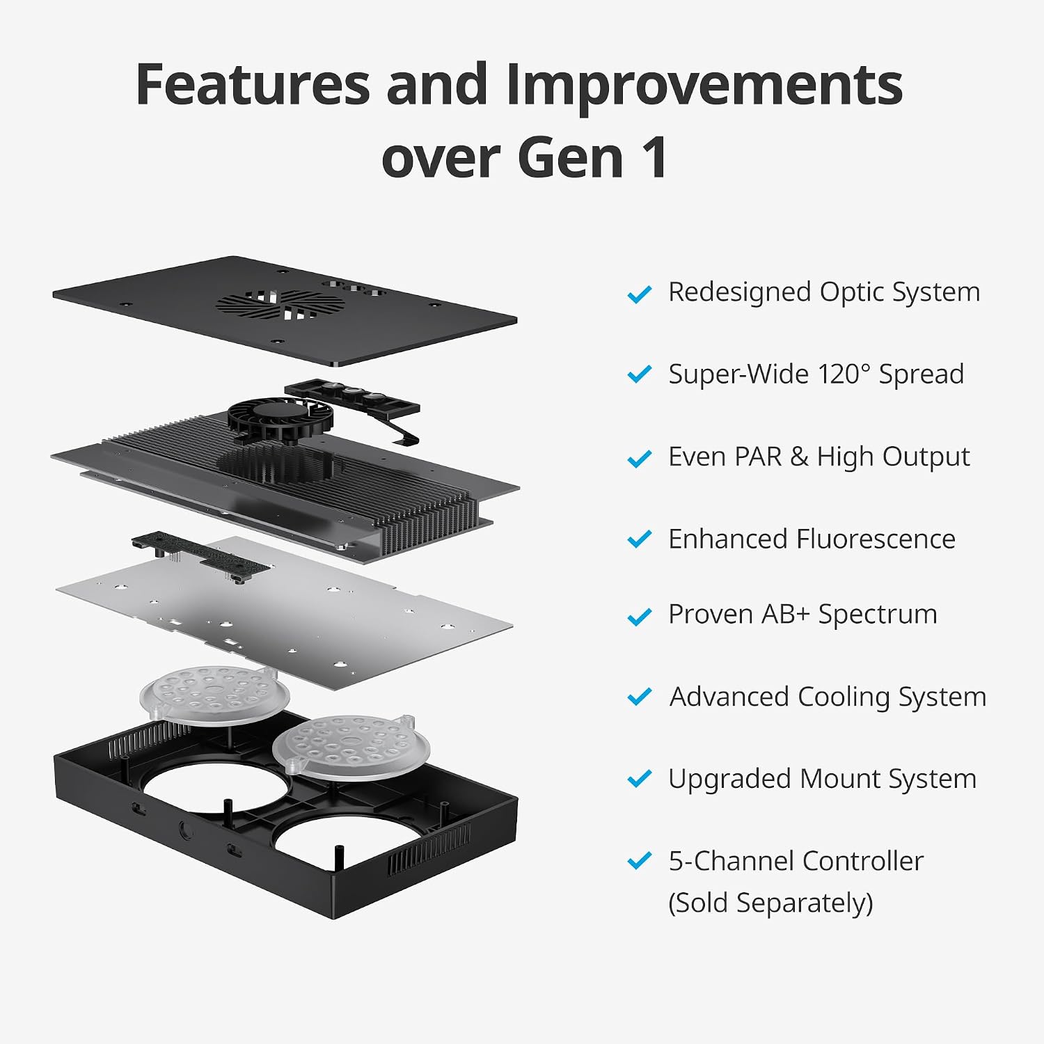 Nicrew HyperReef 100 LED light fixture
