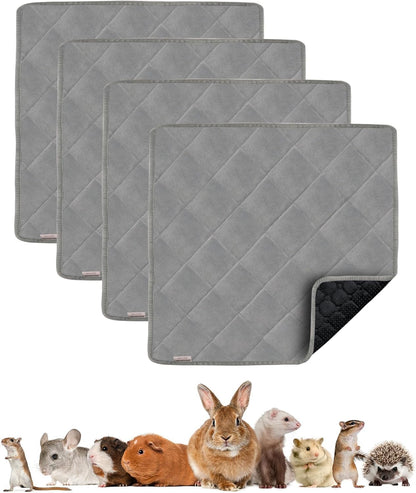 Guinea Pig Bedding, 49x24IN 2Pack Fleece Cage Liner for Midwest Cage, Super Absorbent & Odor Control & Waterproof & Reusable Washable Guinea Pig Liner, Pee Pad Mat for Small Animal, Rabbit, Bunny - Image 11