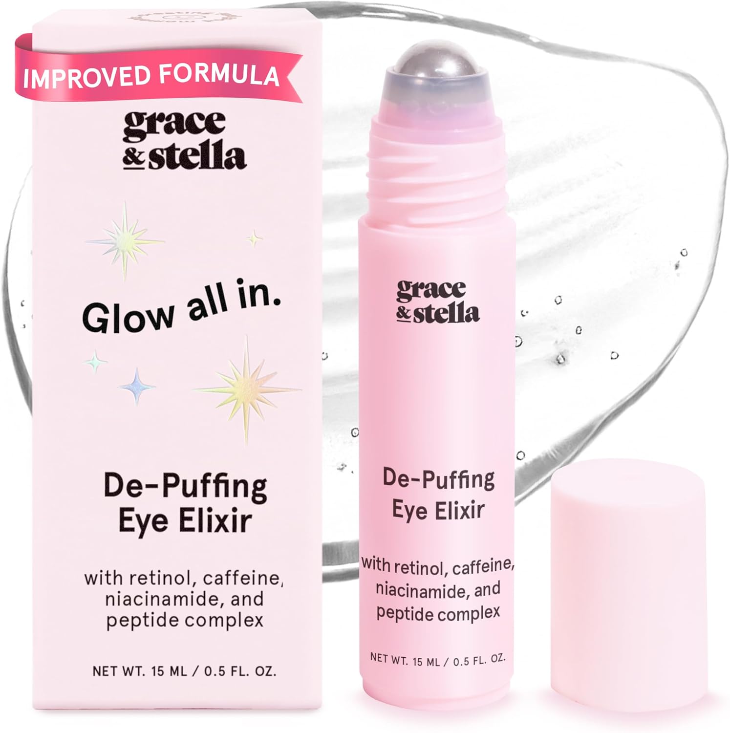 Grace and Stella Under Eye Brightener Roller front view