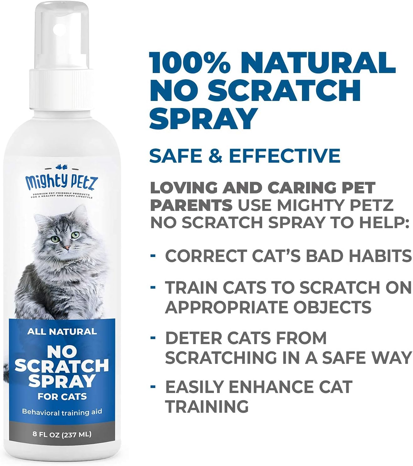 Anti scratch cat training repellent spray vanilla cinnamon scent