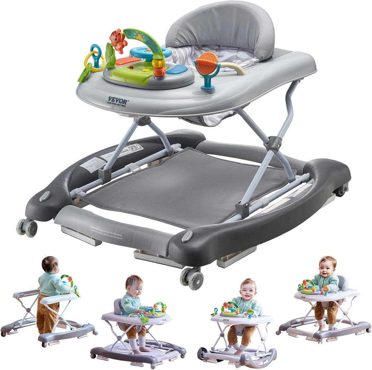 Vevor 4 in 1 baby walker front view