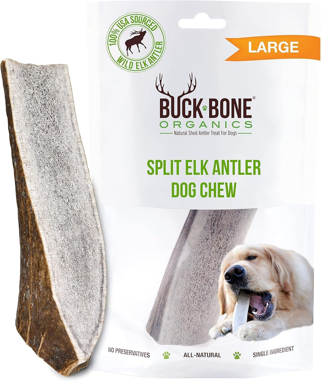 Buck Bone Organics Dog Chews, Antlers for Dogs, Premium Natural Elk, Long Lasting Dog Bones for Aggressive Chewers, No Preservatives, Wild Shed in the USA (Medium 2 Pack) - Image 9
