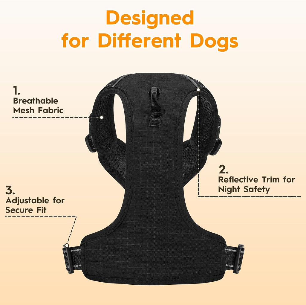 Zero Zoo heavy duty dog vest showing the reinforced knot design detail