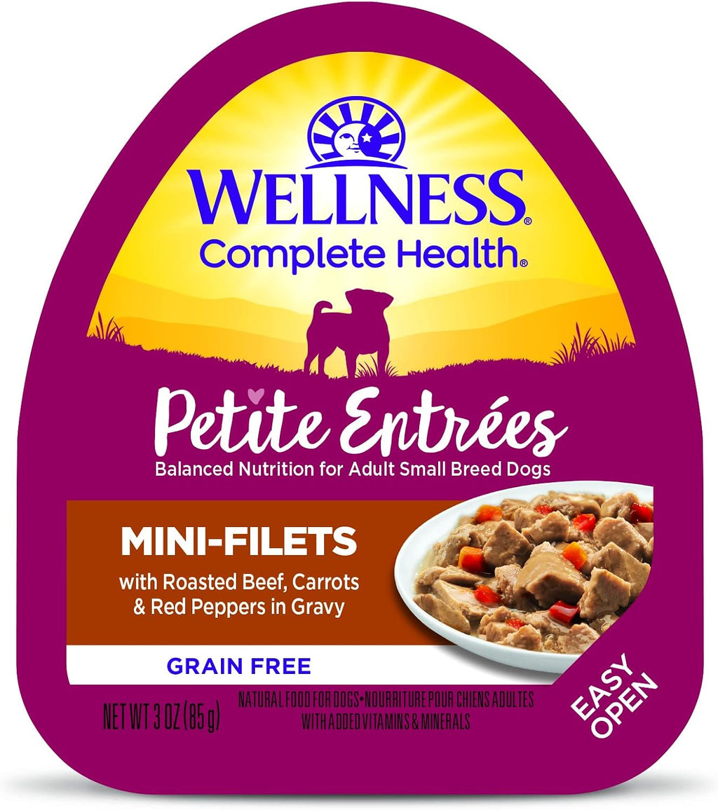 Wellness Petite Entrees Mini Filets Small Breed Adult Wet Dog Food, Grain Free, Natural, Tender Turkey, Green Beans, and White Sweet Potato, 3 oz, Pack of 12 Cups - Image 13