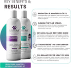 Back of Lillian Ruff dog shampoo bottle showing ingredients