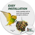 Bird cage accessory with quick locking connector attachment