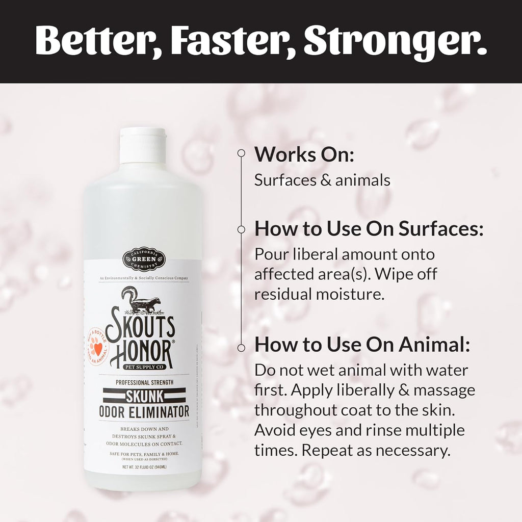 Skout's Honor mineral based molecular deodorizer spray for outdoor patios