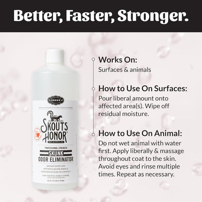 Skout's Honor mineral based molecular deodorizer spray for outdoor patios