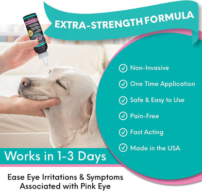 Curicyn extra strength cat eye wash gel formula for painless irritation relief
