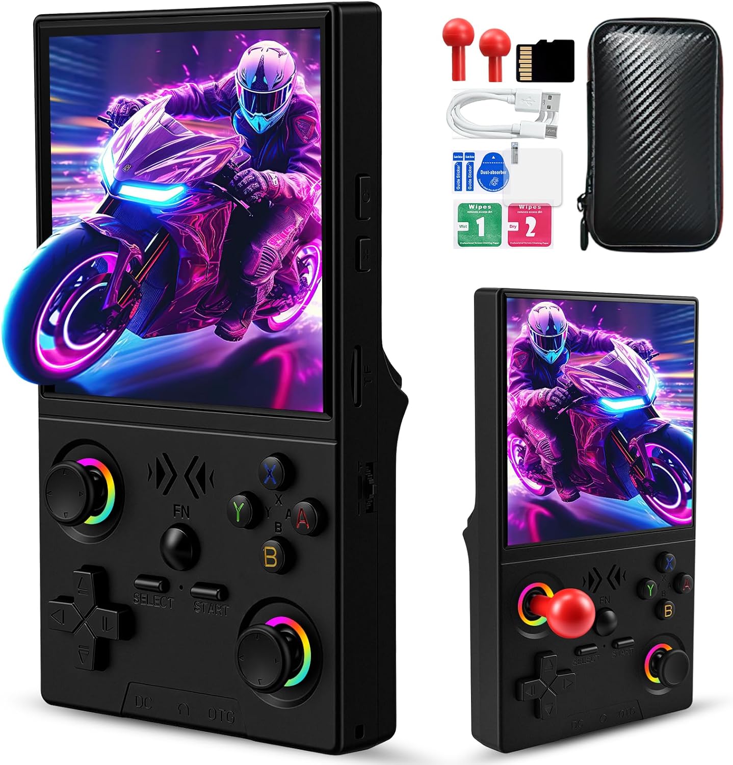 Uytgxen XF40V retro handheld game console front view