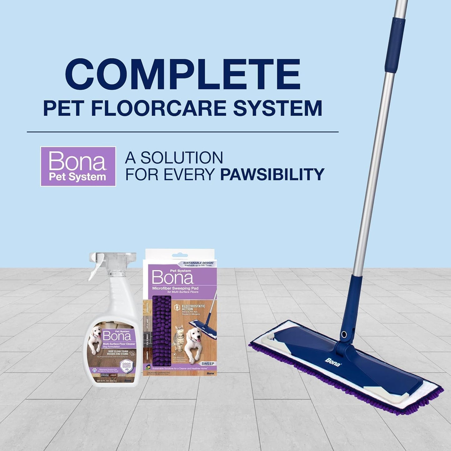 Bona Pet Spray Odor Eliminator, Dog Formulation, 32 fl oz, Safe for Carpeted Areas and Multi-Surface Floors - Image 9