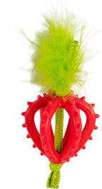 Catstages Strawbabies Dental Cat Chew Toy with Catnip & Feathers, 3-Pack - Image 11