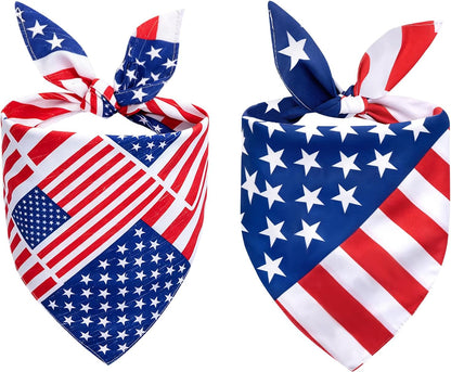 Reversible 4th of July pet accessories for XL dogs