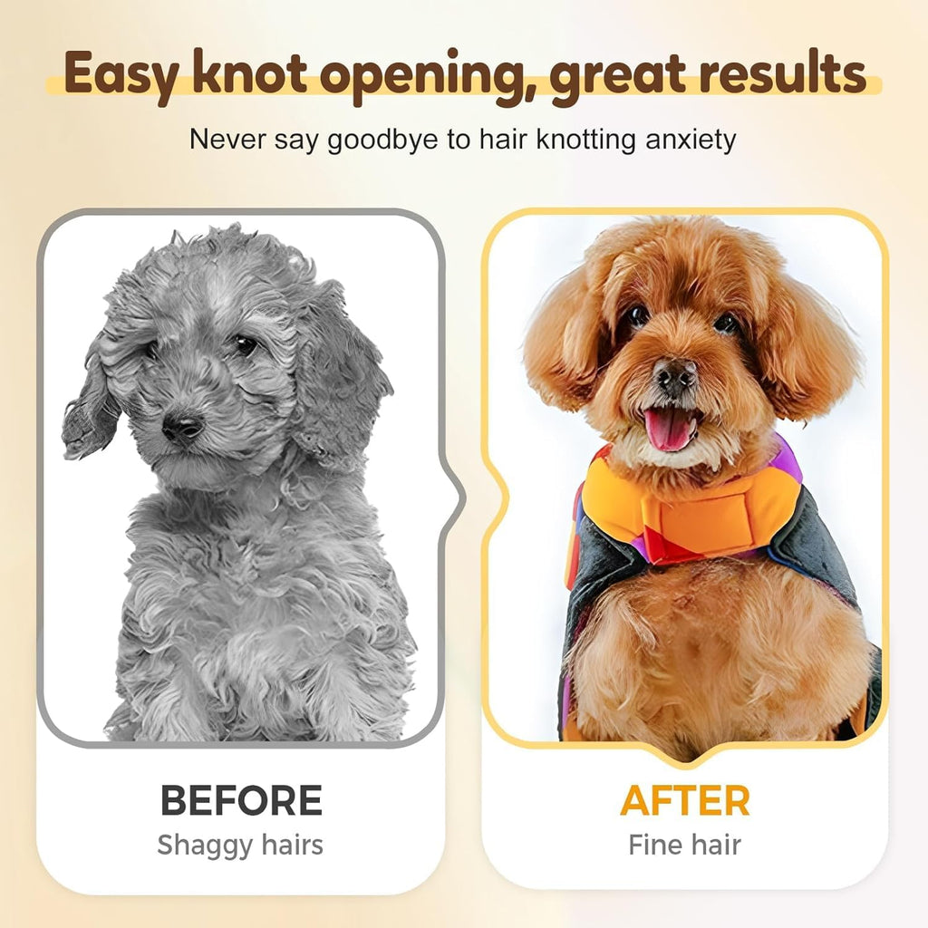 Fecovanti self-cleaning button mechanism for pet hair