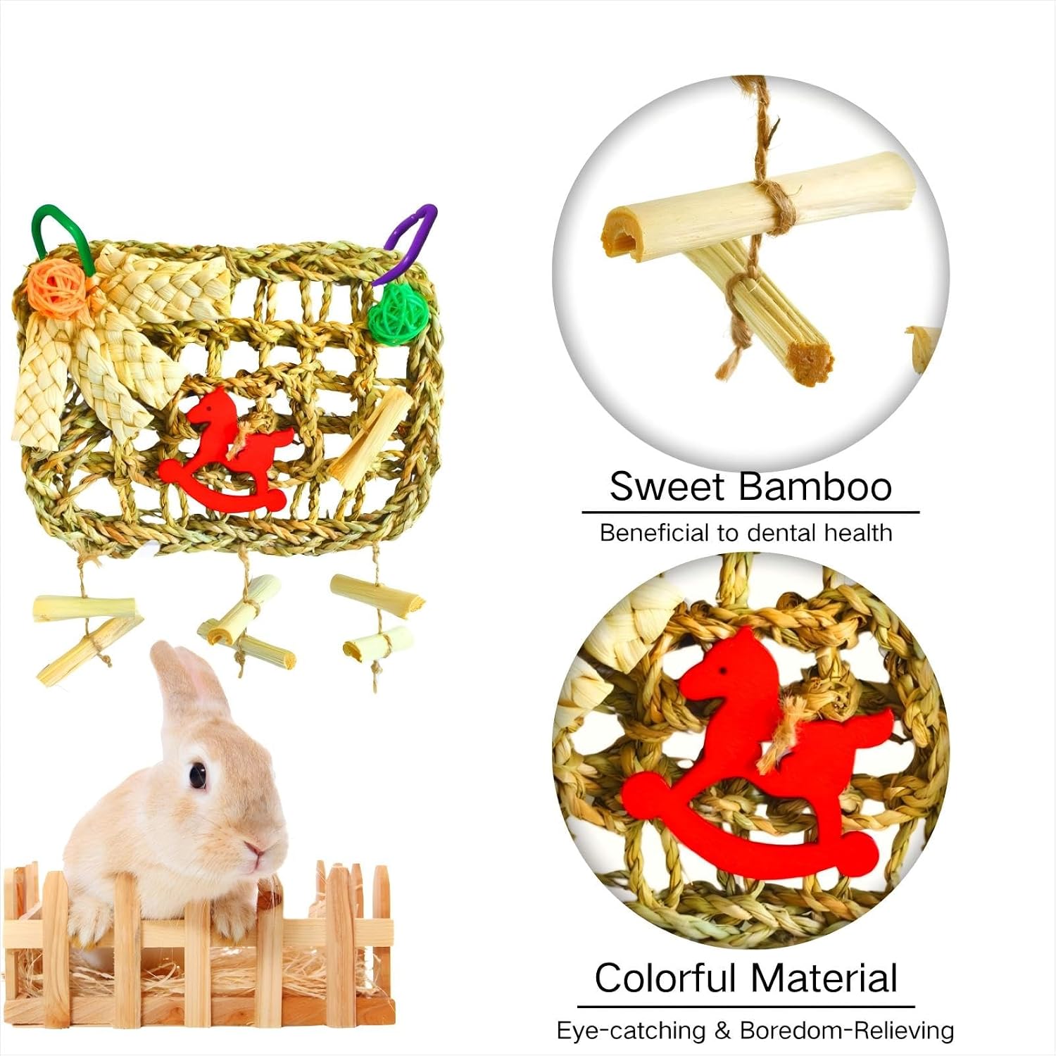 Full packaging view of the imported XLpeixin small animal chew product.