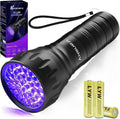 Vansky ultraviolet black light flashlight front view for pet stain detection