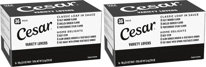 Cesar Wet Dog Food Steak Lovers Variety Pack,Adult,Wet Food for Dogs with Real Meat,3.5 oz Easy Peel Trays,36 Count (Pack of 2) - Image 11
