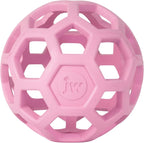 JW Pet HOL-ee Roller(TM), Dog Toy Puzzle Ball, Natural Rubber, Large (5.5" Inch Diameter), Blue - Image 10