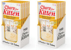INABA Churu for Kittens, Creamy, Pure Lickable Cat Treats with DHA, EPA, Vitamin E & Taurine, 0.5 Ounces Each, 24 Tubes (4 per Pack), Chicken Recipe - Image 9