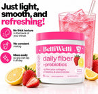 Belli Welli gut health supplement powder label details