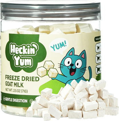 Freeze Dried Cat Treats with Goat Milk, Chicken & Cranberry, Gentle Goat Milk Cat Snacks for Sensitive Stomachs, Food Topper for Kittens, Adults & Seniors, 2.5 oz - Image 10
