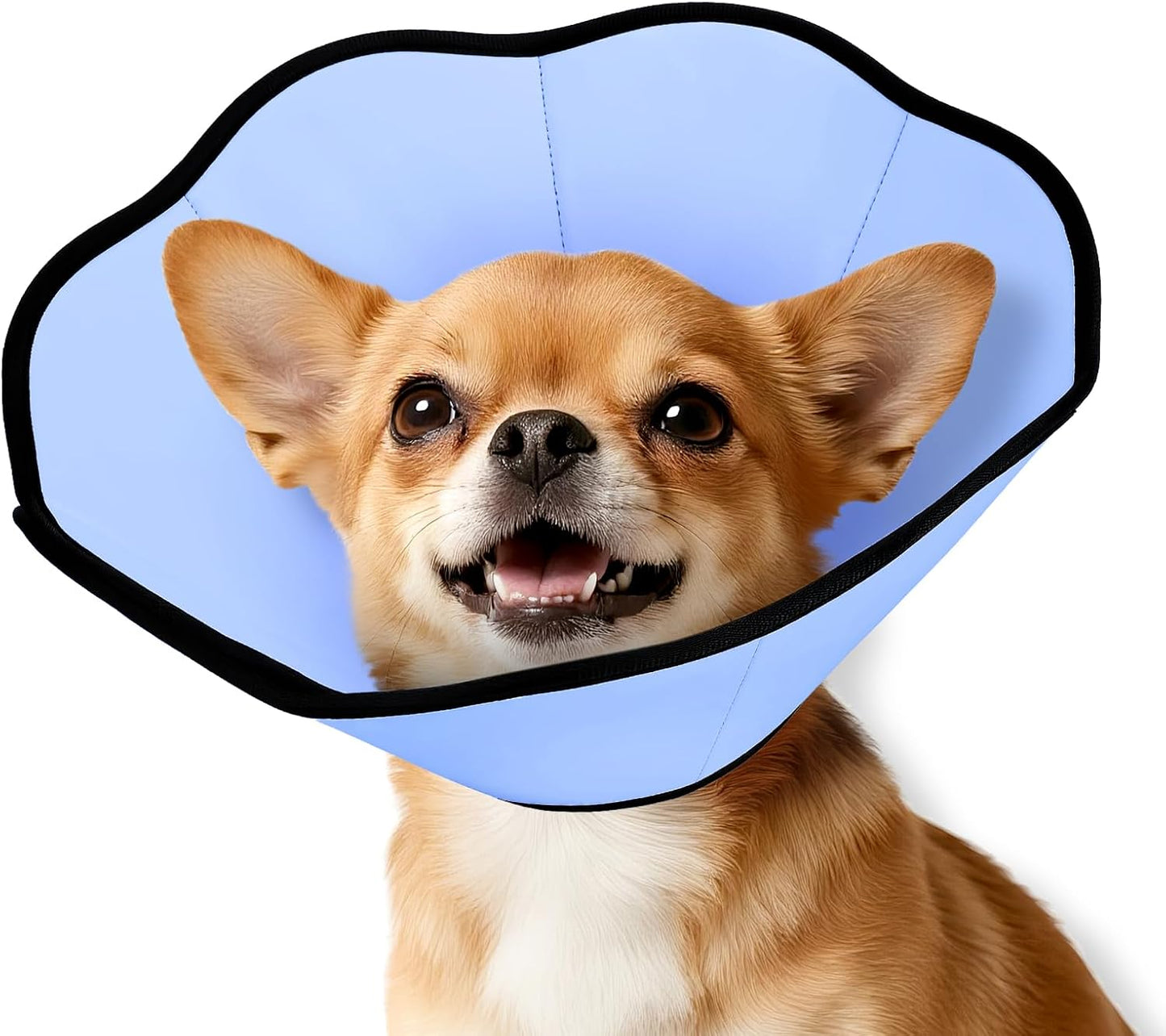 MIDOG Dog Cone Collar After Surgery, Soft Dog Cone Alternative to Stop Licking,Adjustable Elizabethan Recovery Cones for Small to Large Sized Dogs - Image 10
