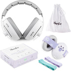 Marsho premium 2-in-1 baby noise cancelling headphones front view