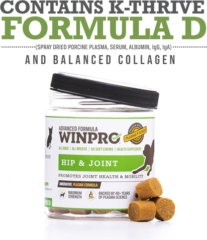 WINPRO blood protein supplement for canine cartilage and mobility support
