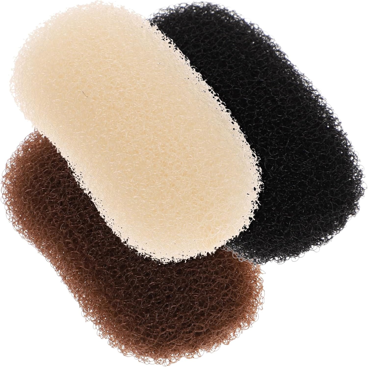 Beaupretty volume bump up hair sponge inserts front view showing the textured styling base.