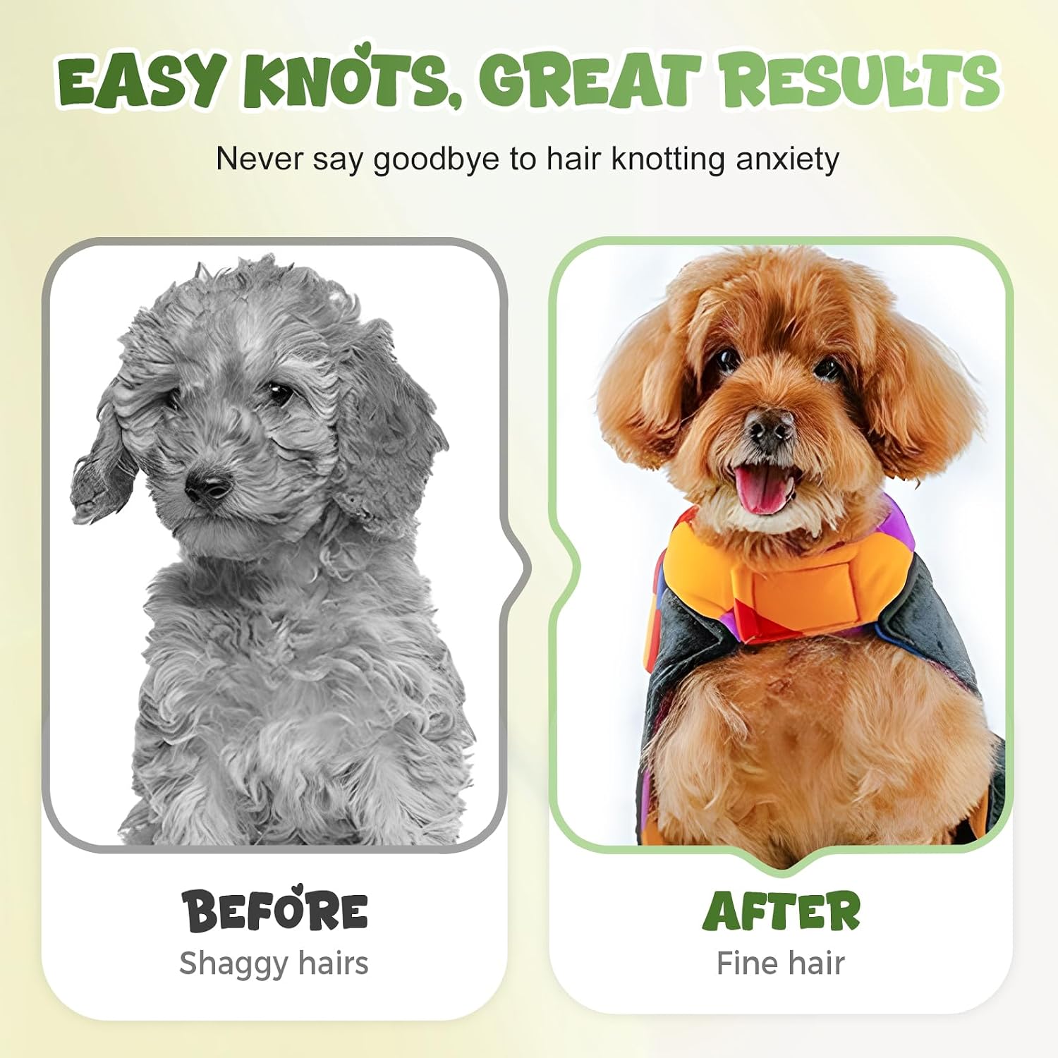 Hi Pet pet grooming brush held in hand showing ergonomic grip