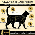 Yotango waterproof tick collar for kittens and cats